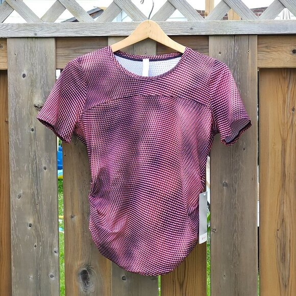 Lululemon Run Off Route Short Sleeve *SeaWheeze 2020 BNWT Women's Size 10 SLIM - Picture 1 of 9